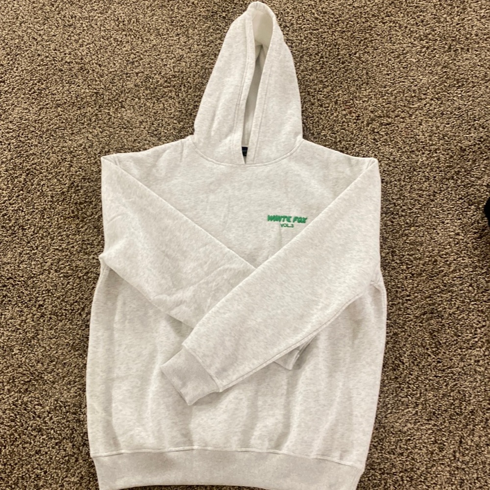 White fox hoodie